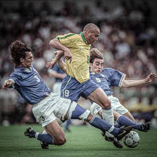 Ronaldo Nazario 4k wallpaper