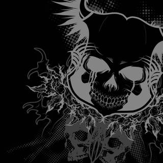 Badass skull wallpaper