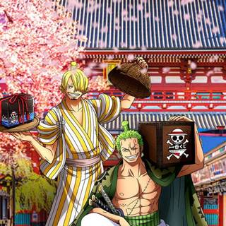 One Piece Wano phone wallpaper