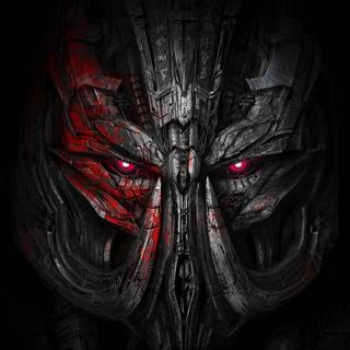 Faces Megatron dark wallpaper