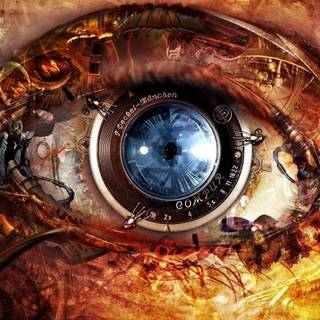 Mechanical eye wallpaper
