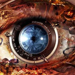 Mechanical eye wallpaper