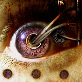 Mechanical eye wallpaper