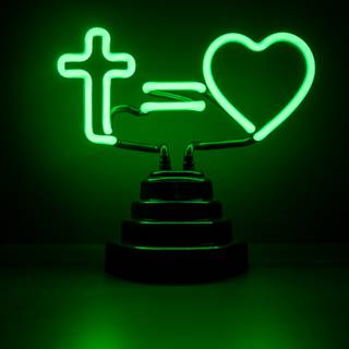 Jesus green wallpaper