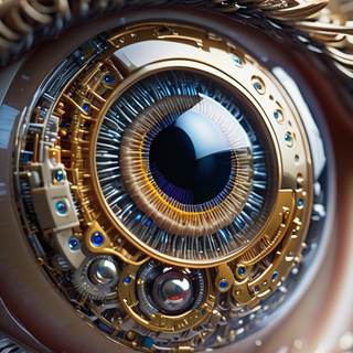 Mechanical eye wallpaper