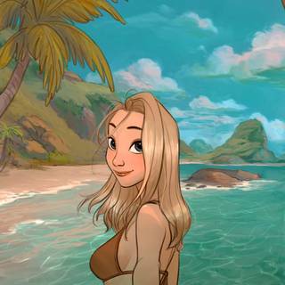 Coral Island wallpaper