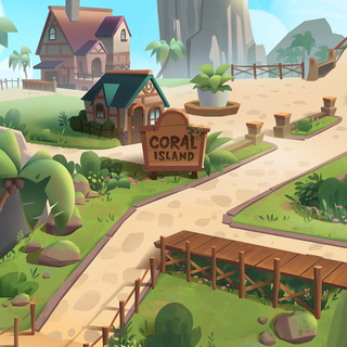 Coral Island wallpaper