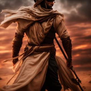 Arabian warrior wallpaper