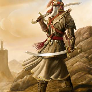 Arabian warrior wallpaper