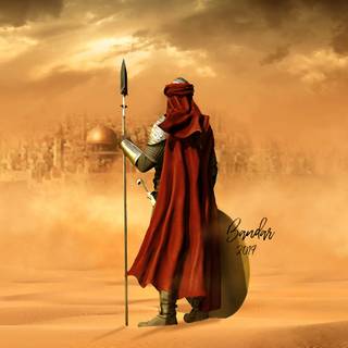 Arabian warrior wallpaper