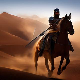 Arabian warrior wallpaper