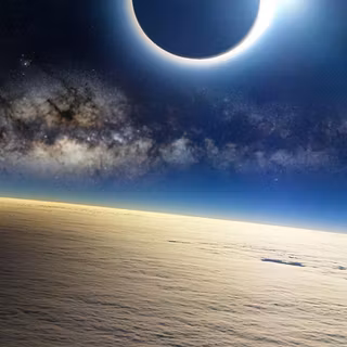 Solar eclipse iPhone wallpaper
