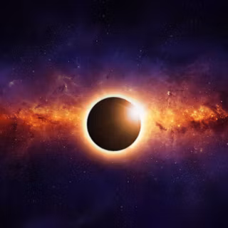 Solar eclipse iPhone wallpaper