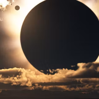 Solar eclipse iPhone wallpaper