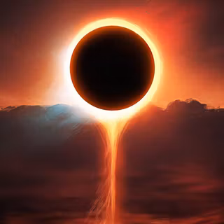 Solar eclipse iPhone wallpaper