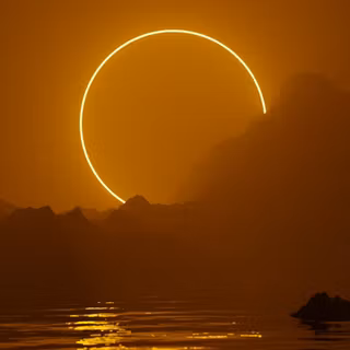Solar eclipse iPhone wallpaper