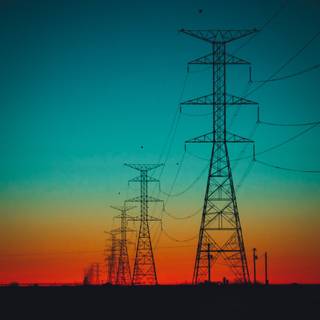 Electric tower wallpaper