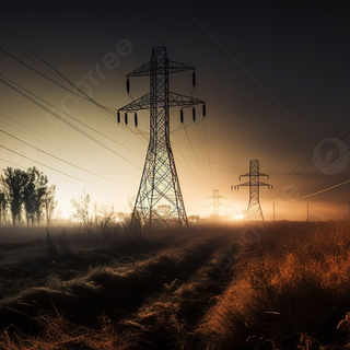 Electric tower wallpaper