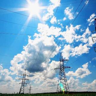 Electric tower wallpaper