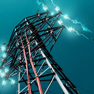 Electric tower wallpaper