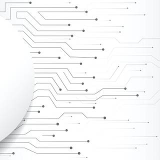 Tech white wallpaper