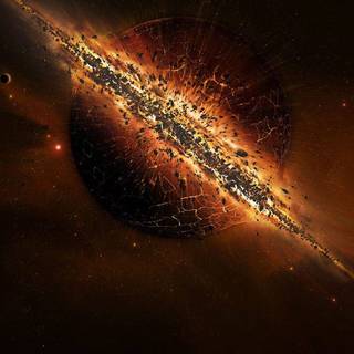 Planet destruction wallpaper