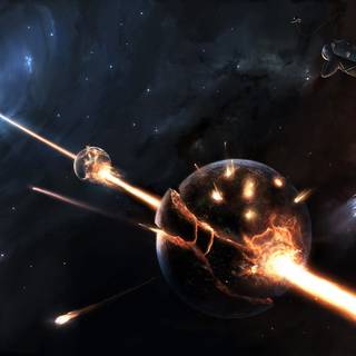 Planet destruction wallpaper