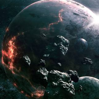 Planet destruction wallpaper