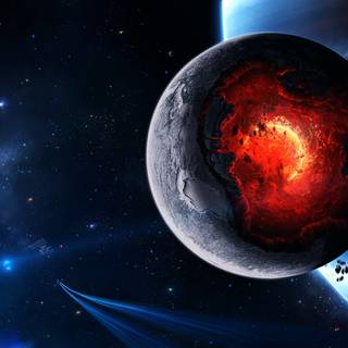 Planet destruction wallpaper