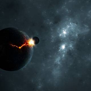 Planet destruction wallpaper