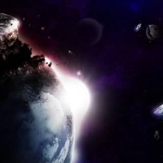 Planet destruction wallpaper