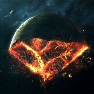 Planet destruction wallpaper