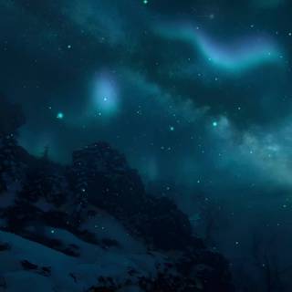 Aurora winter wallpaper