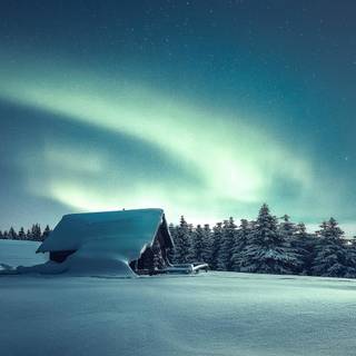 Aurora winter wallpaper