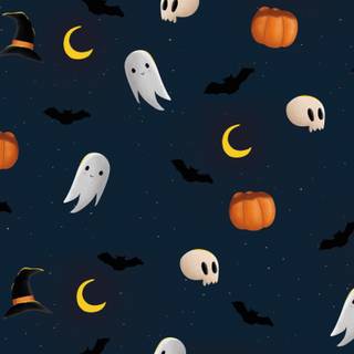 Halloween art laptop wallpaper