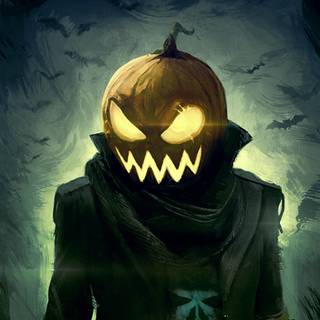 Halloween pumpkins scary wallpaper