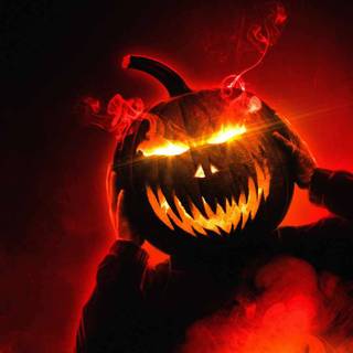 Halloween pumpkins scary wallpaper