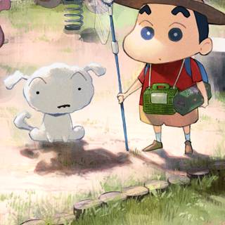Shinchan phone wallpaper