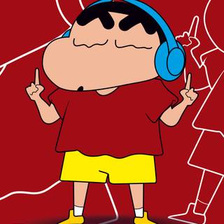 Shinchan phone wallpaper