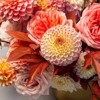 Autumn wedding flowers wallpaper