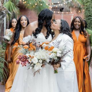 Autumn wedding flowers wallpaper