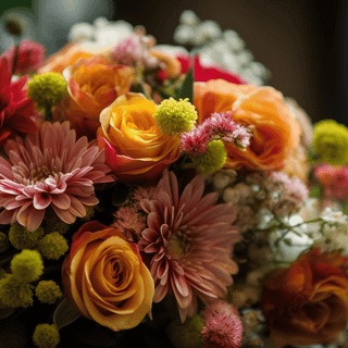 Autumn wedding flowers wallpaper