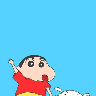 Shinchan phone wallpaper