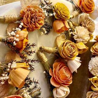 Autumn wedding flowers wallpaper