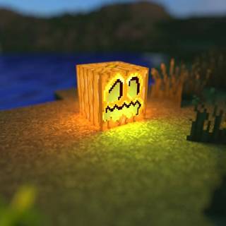 Minecraft Halloween PC wallpaper