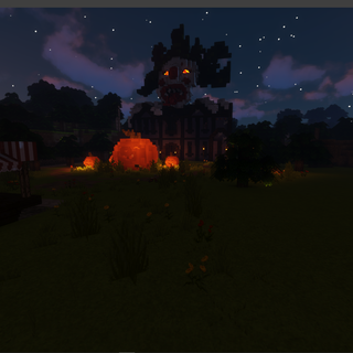 Minecraft Halloween PC wallpaper