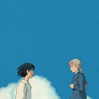 Howl's Moving Castle phone wallpaper