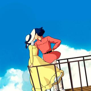 Howl's Moving Castle phone wallpaper