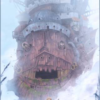 Howl's Moving Castle phone wallpaper
