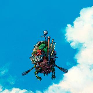 Howl's Moving Castle phone wallpaper